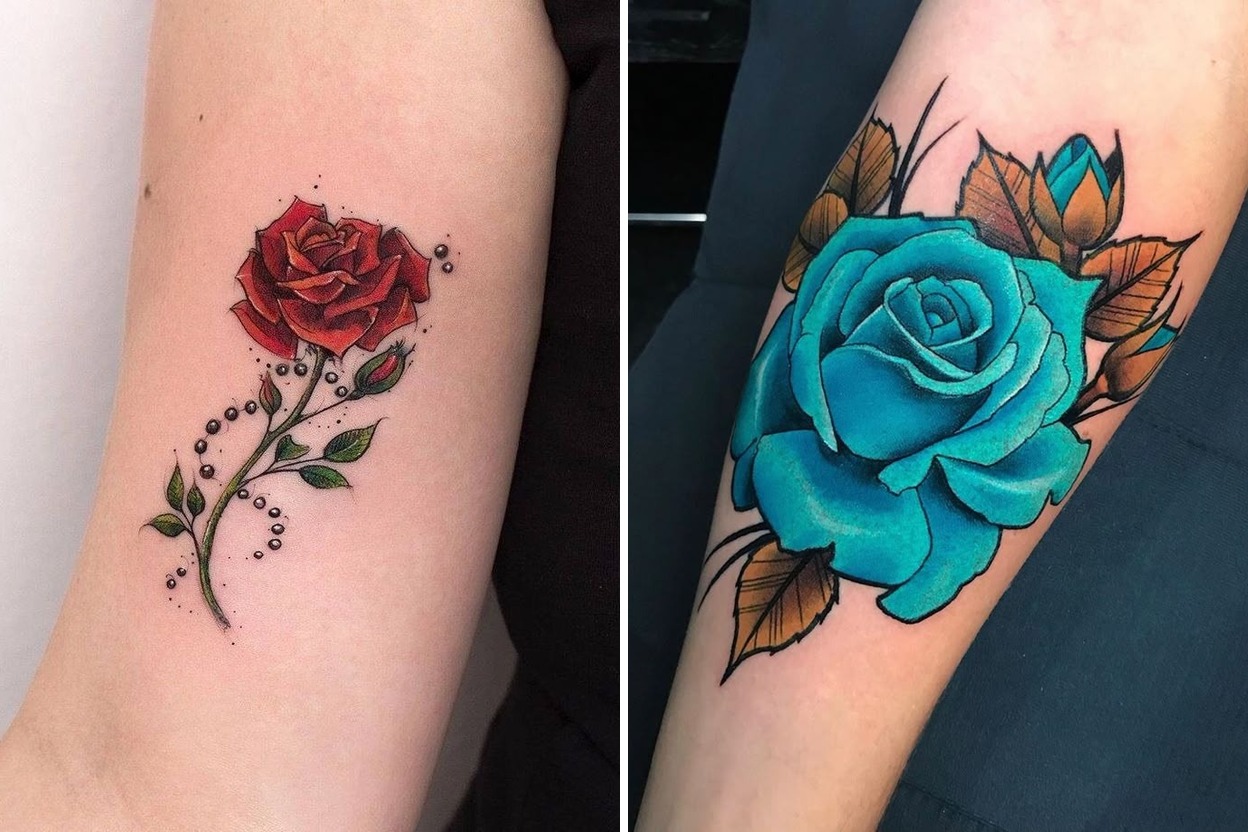 27 Inspiring Rose Tattoo Ideas For Women That Stand Out With Elegance Featured Lookbook Collage