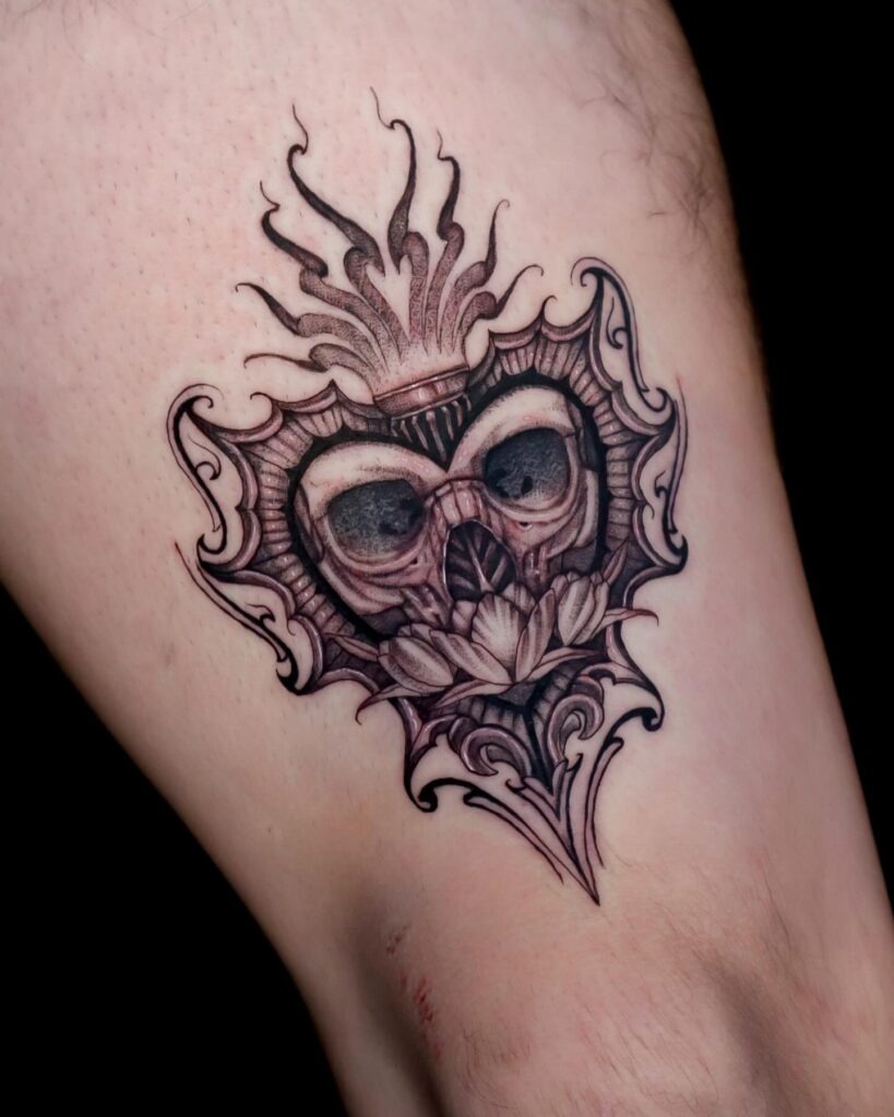 Unique Sacred Heart Tattoo Ideas Tattoo Design