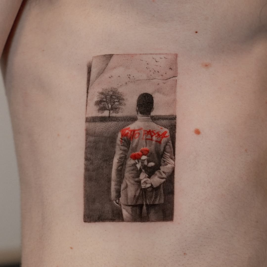 A poignant tattoo exploring loss and longing Tattoo Design