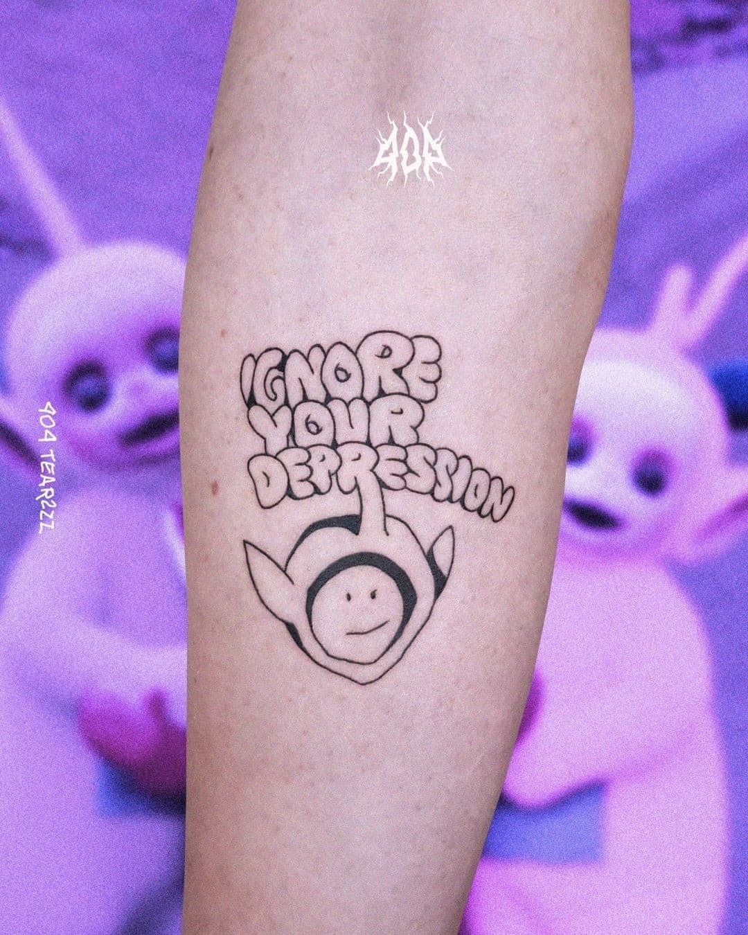 A reminder to acknowledge mental struggles Tattoo Design