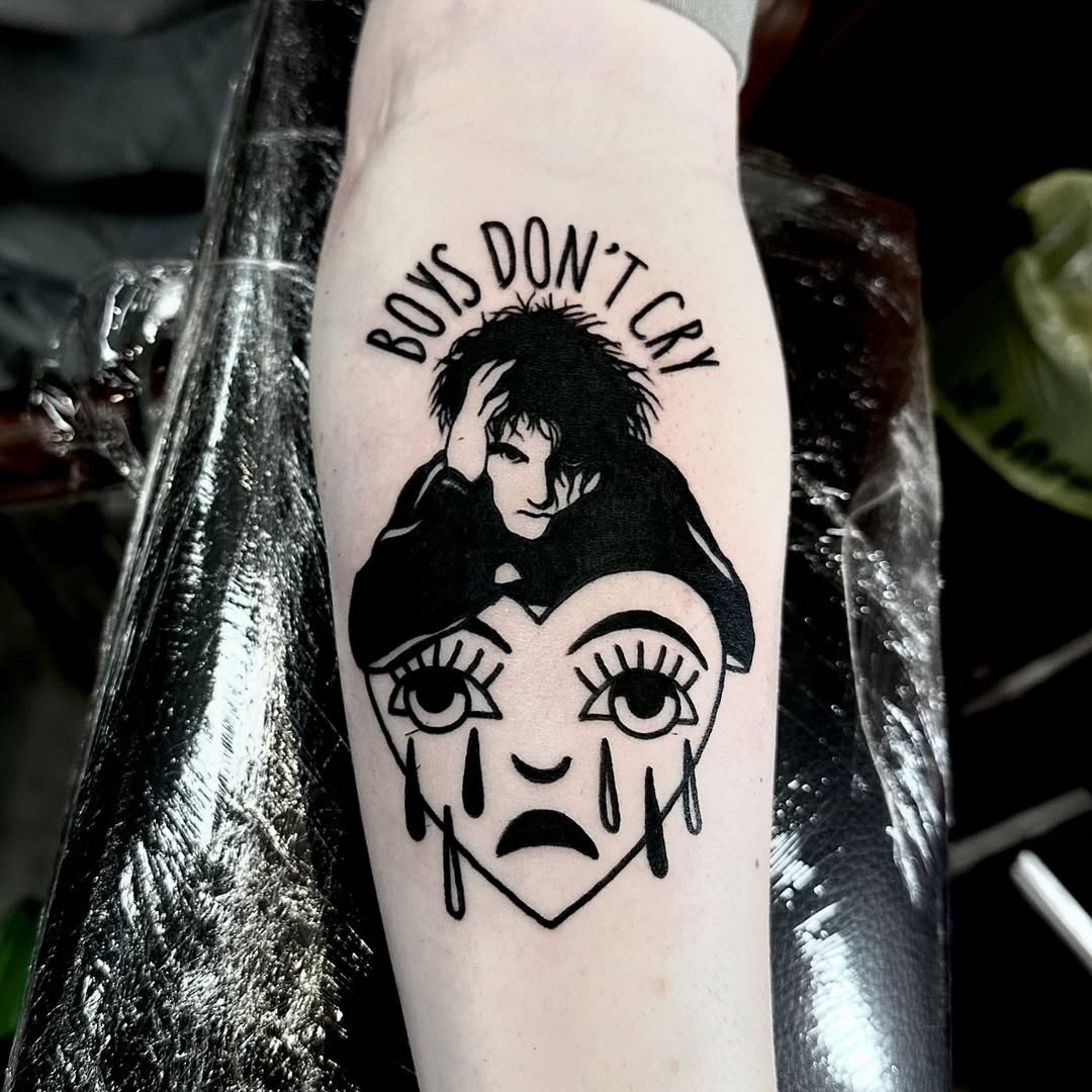 Emotional tattoo inspired by a classic song Tattoo Design