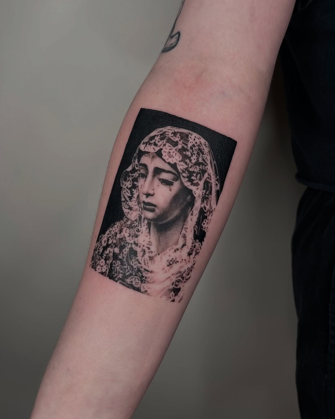 Intricate Salvador Dali-themed tattoo design. Tattoo Design