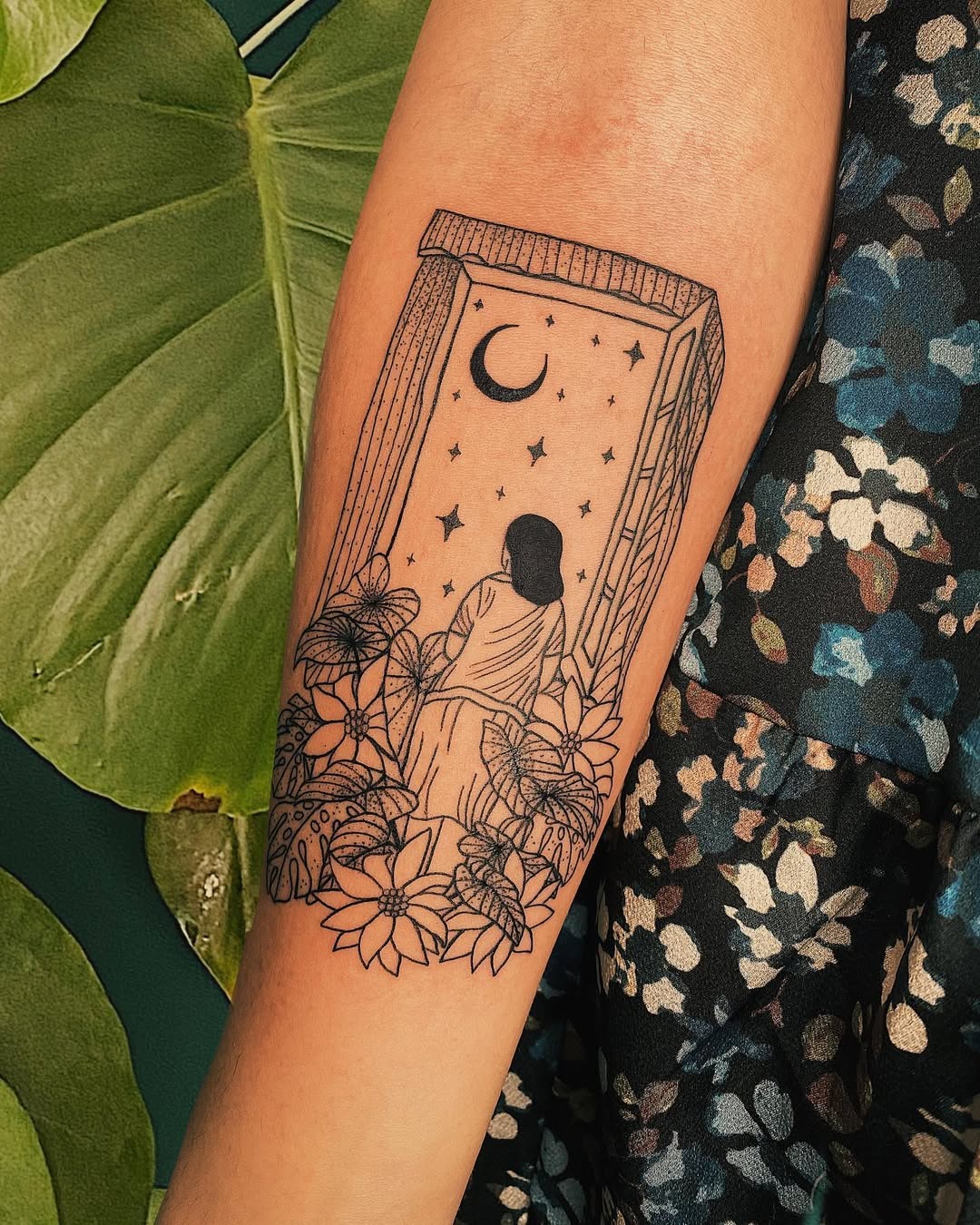 Surreal scenery inspires captivating tattoo design Tattoo Design