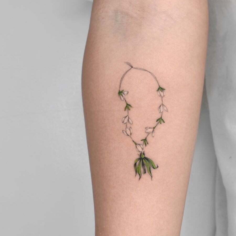Delicate sampaguita flower tattoo design Tattoo Design
