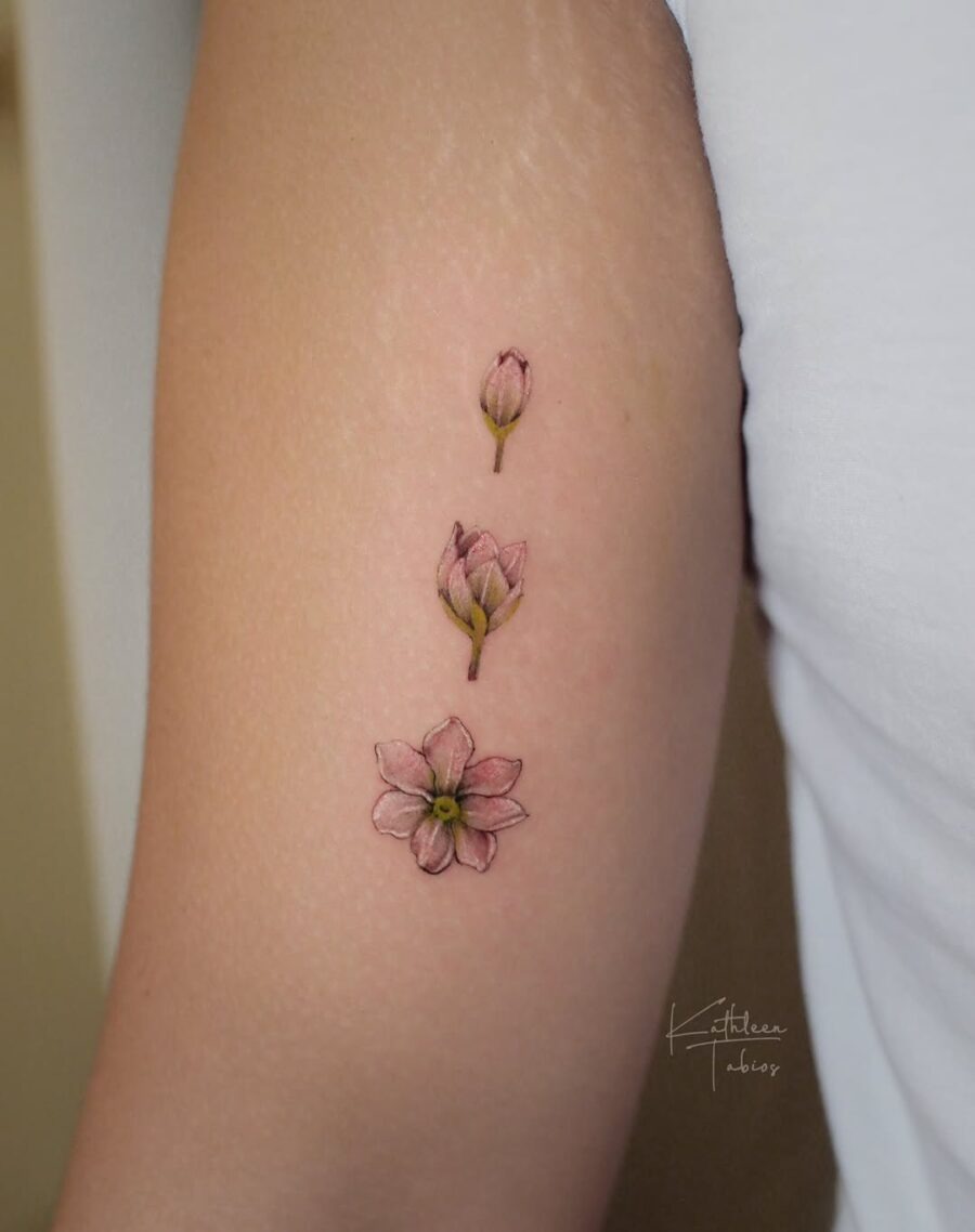 Elegant sampaguita tattoo design in delicate bloom Tattoo Design