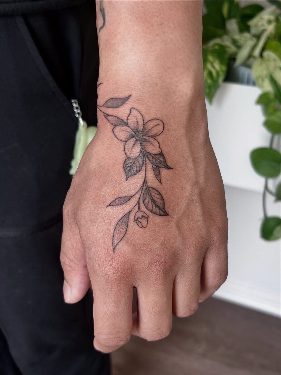 Elegant sampaguita tattoo on wrist for simplicity Tattoo Design