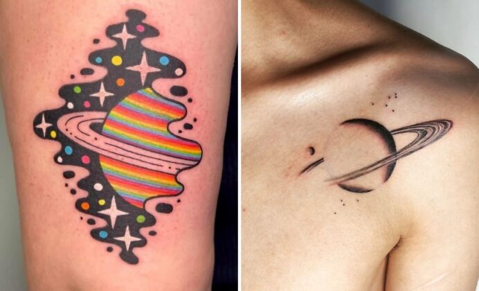 33+ Saturn Tattoo Ideas & Inspiration