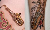 36+ Saxophone Tattoo Ideas & Inspiration