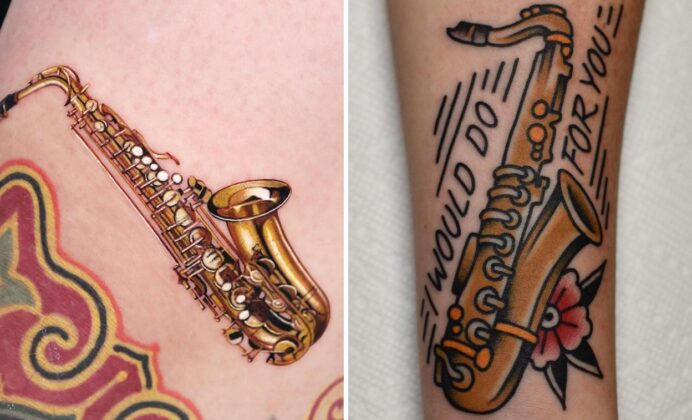 36+ Saxophone Tattoo Ideas & Inspiration