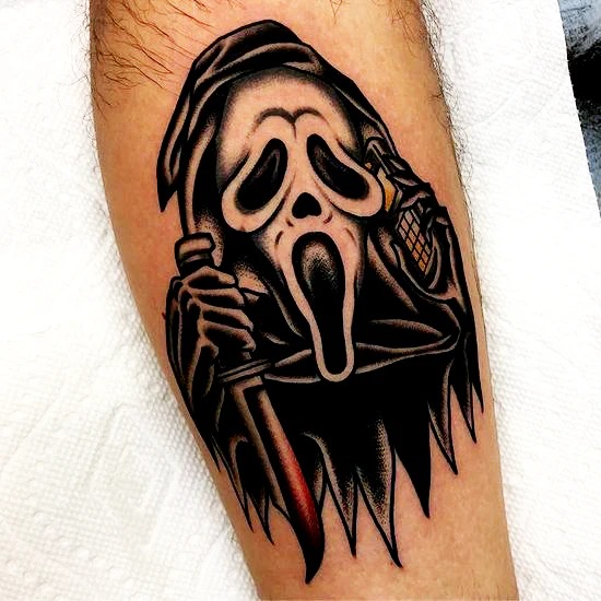 Ghostface Redux Tattoo Design