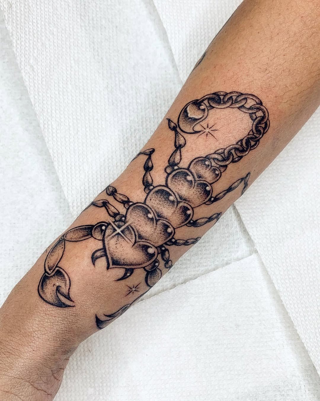Intricate Blackwork Scorpio Tattoo Design Tattoo Design