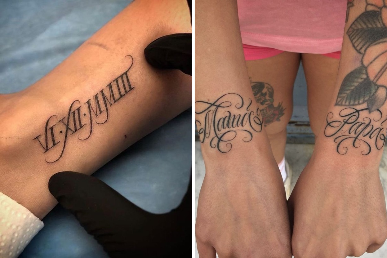 23+ Script Tattoo Ideas That Feel Personal Stylish and Timeless Featured Lookbook Collage