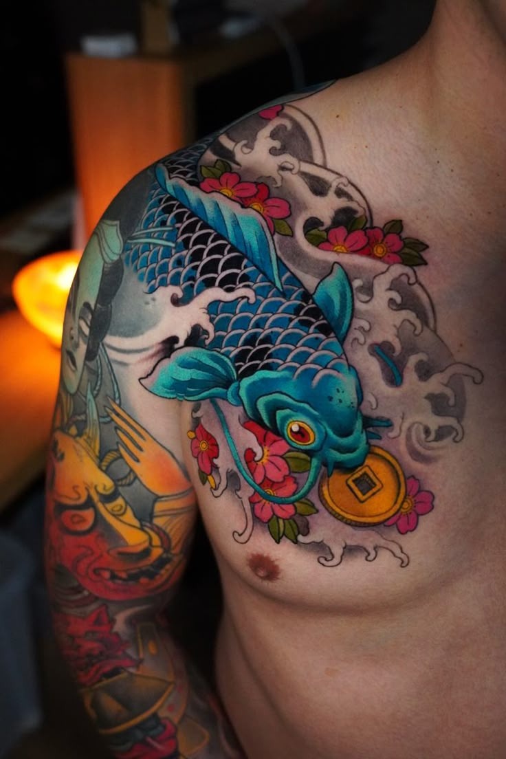 Plumeria Sea Turtle Tattoo Tattoo Design