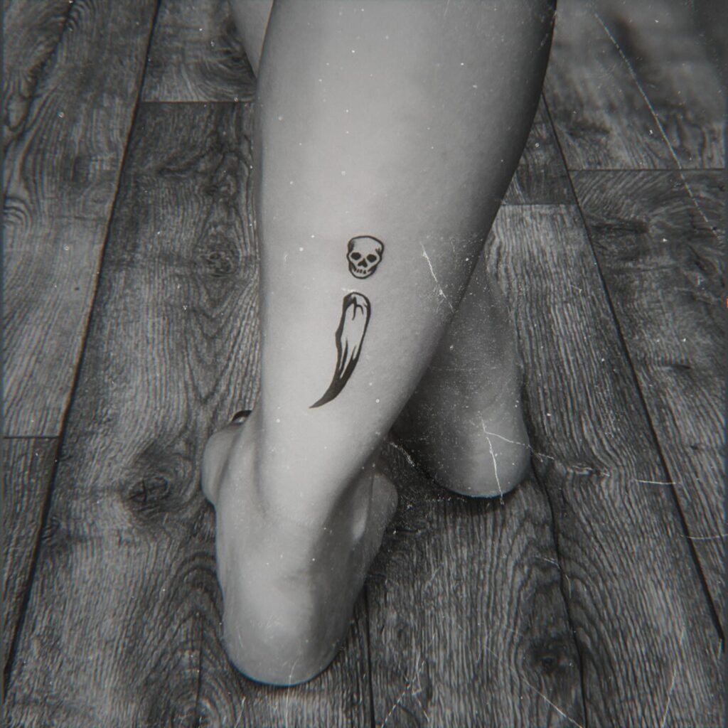Heartbeat Semi-Colon Tattoo Tattoo Design