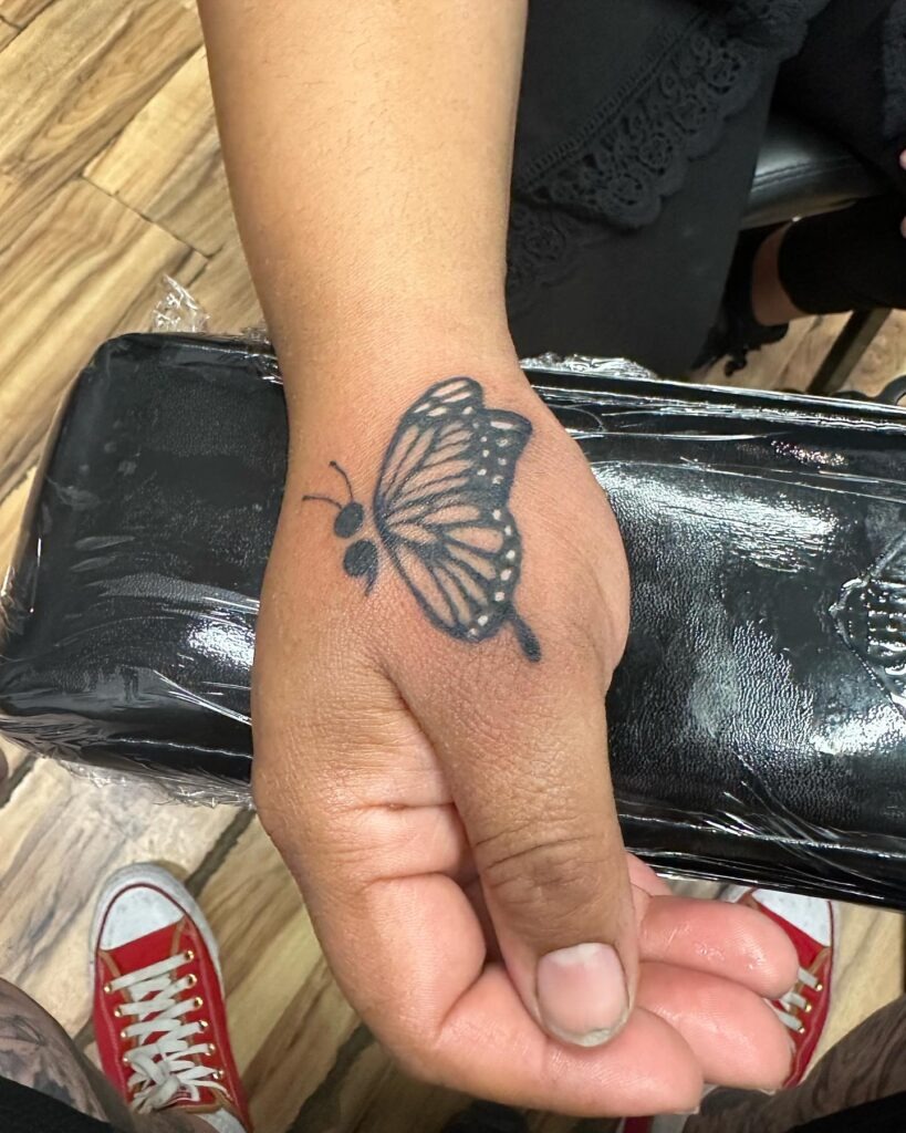 “Still I Rise” Semi-Colon Tattoo Tattoo Design