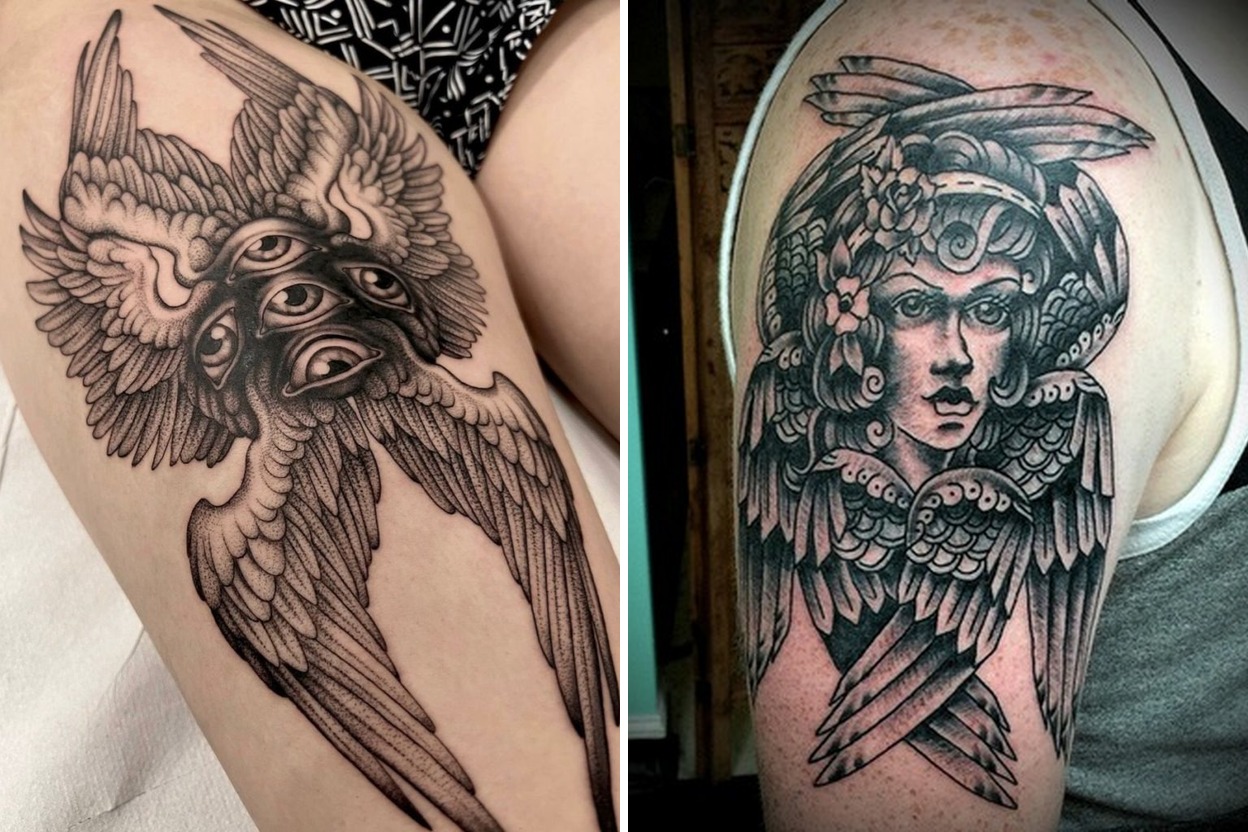 Seraphim Angel Tattoo Ideas That Demand Attention and Admiration Featured Lookbook Collage