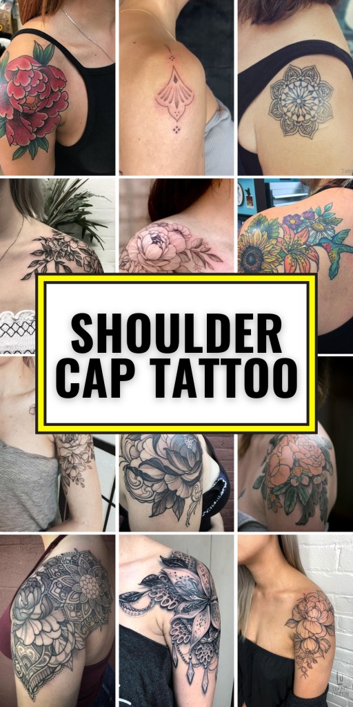 A classic for women flower tattoo, this design features two beautifully detailed roses with accompanying leaves spread across the shoulder and collarbone area.