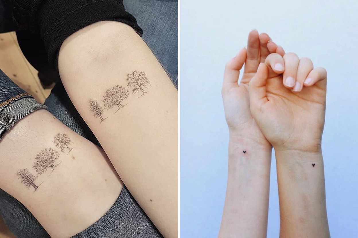 60+ Meaningful Sibling Tattoos Perfect for Brothers and Sisters Alike Featured Lookbook Collage