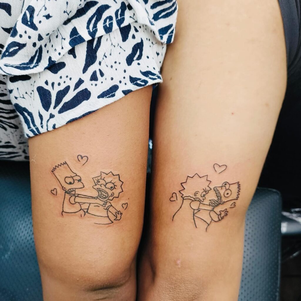 Funny Matching Sibling Tattoos Tattoo Design
