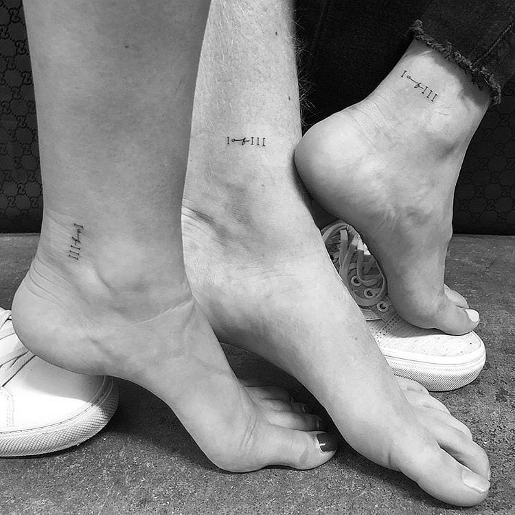 I of III Matching Sibling Tattoos Tattoo Design