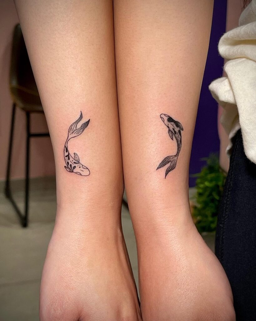 Matching Koi Fish Tattoos Tattoo Design