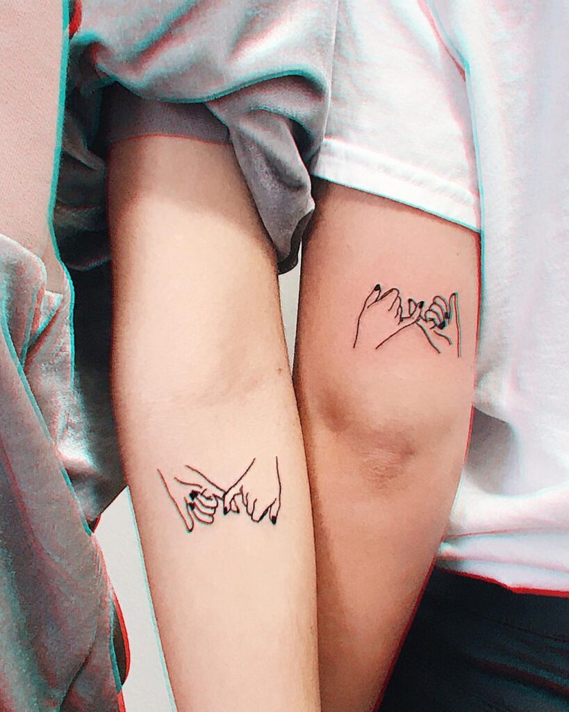 Matching Pinky Promise Sister Tattoos Tattoo Design