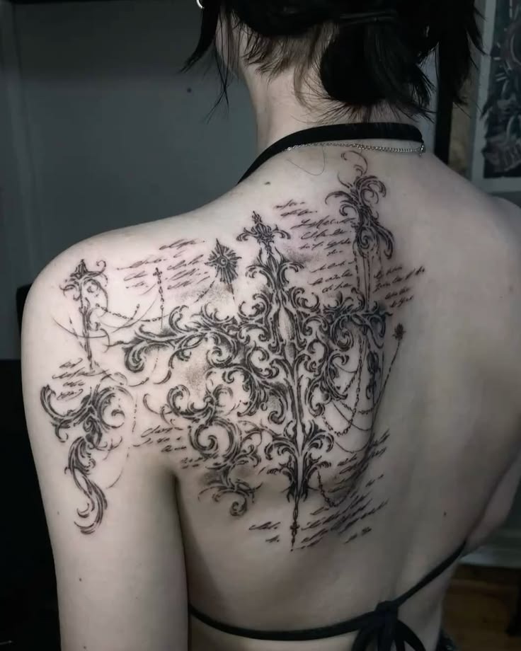 Thorn Heart Palm Sigil Tattoo Design