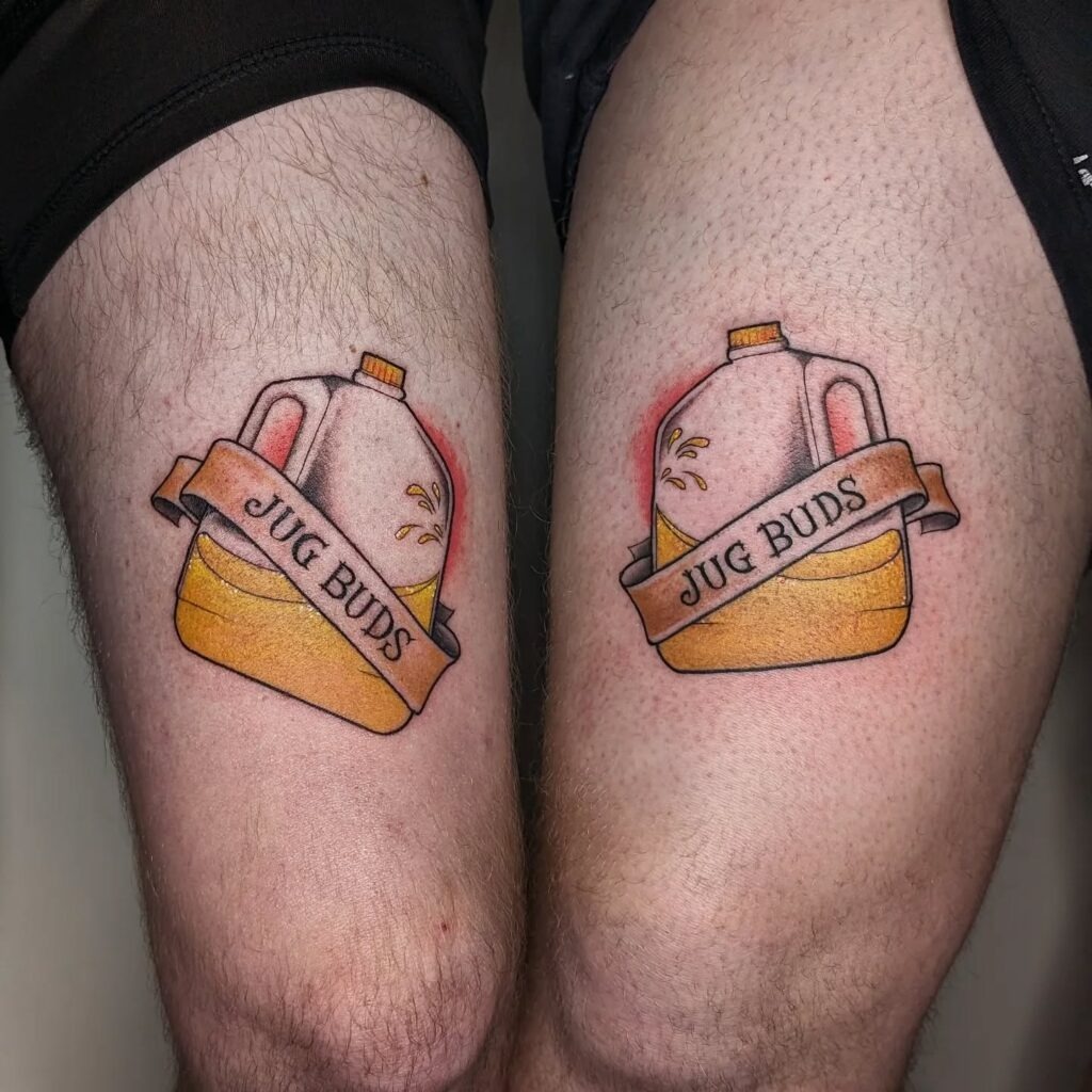 Jug Buds Friendship Tattoos Tattoo Design