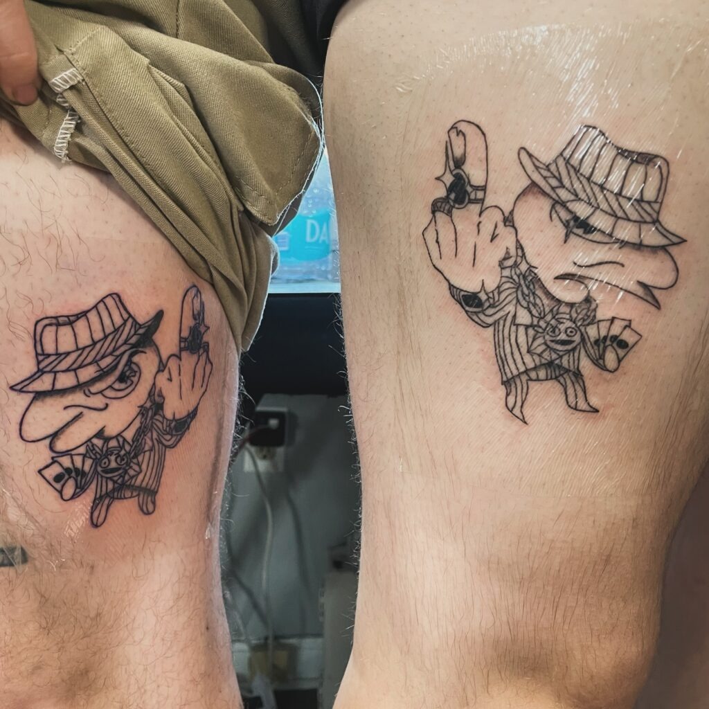 Pimp Glep Matching Tattoos Tattoo Design