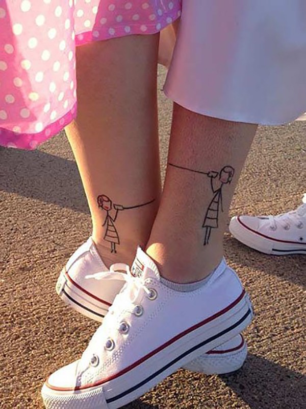 Matching Sister Can Phone Tattoo Design Tattoo Design