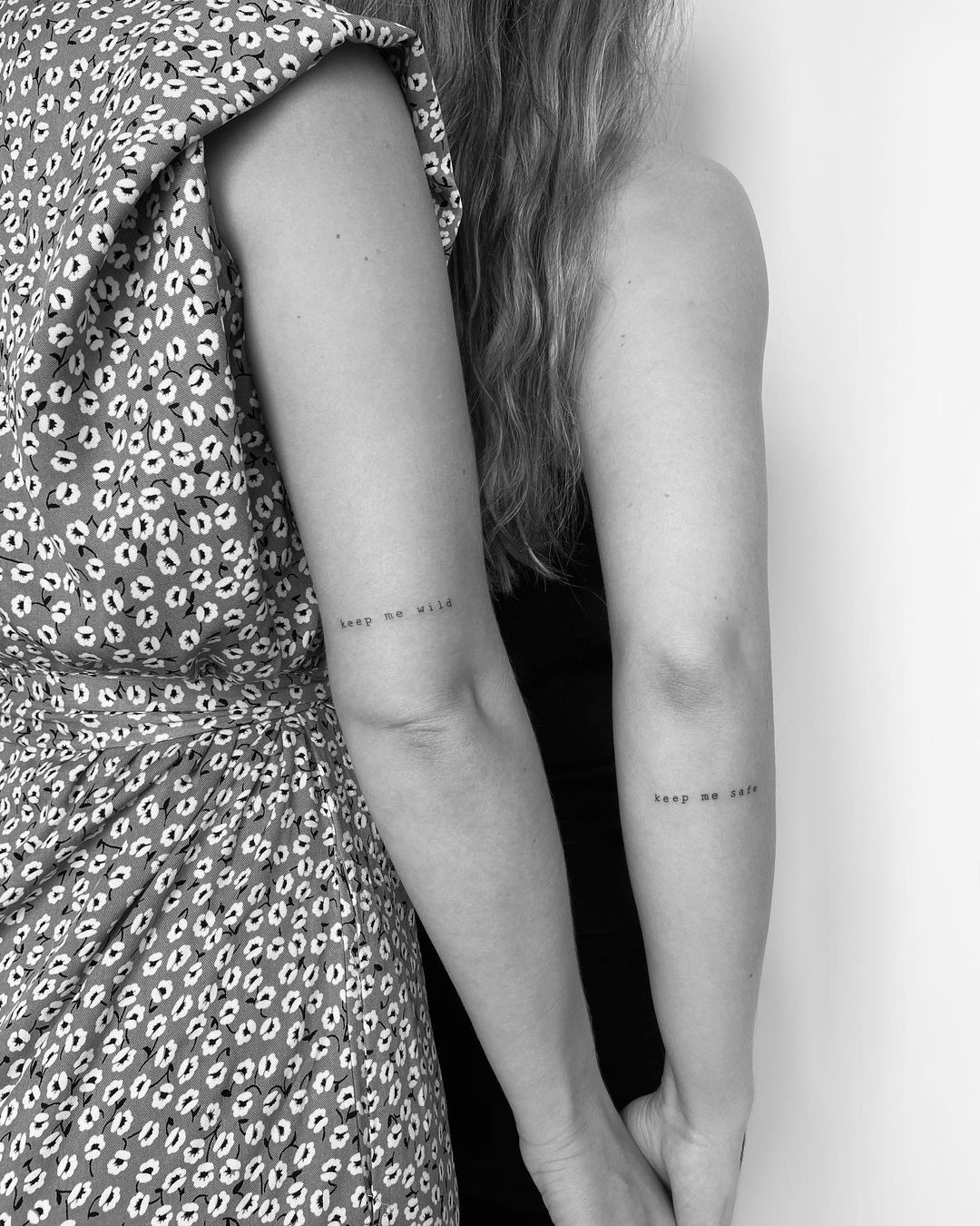 Tiny Quote Matching Sister Tattoos Tattoo Design