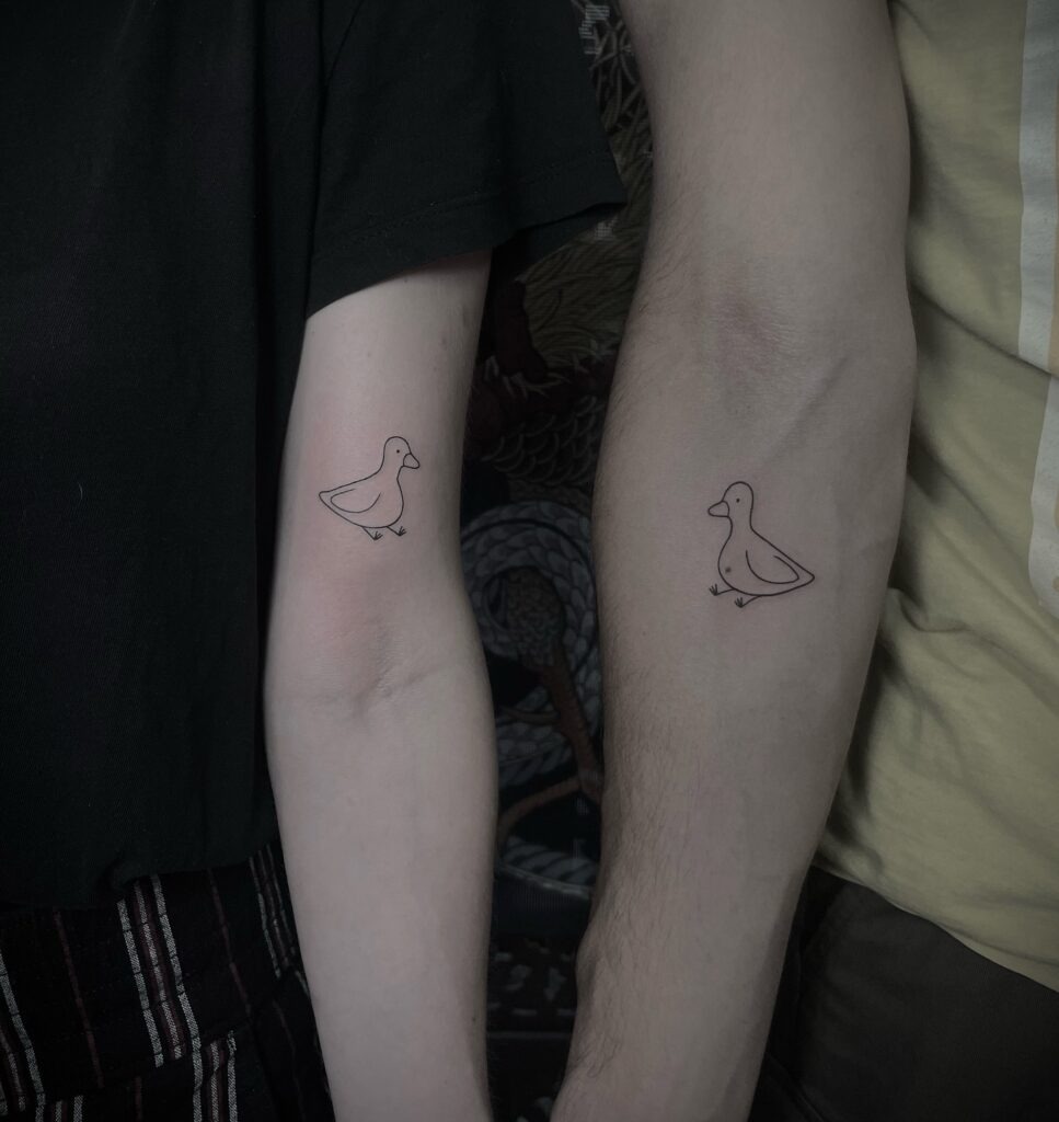 Connected Sisters Tattoo Design