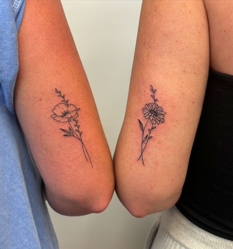 Moth Sisters Tattoo Design
