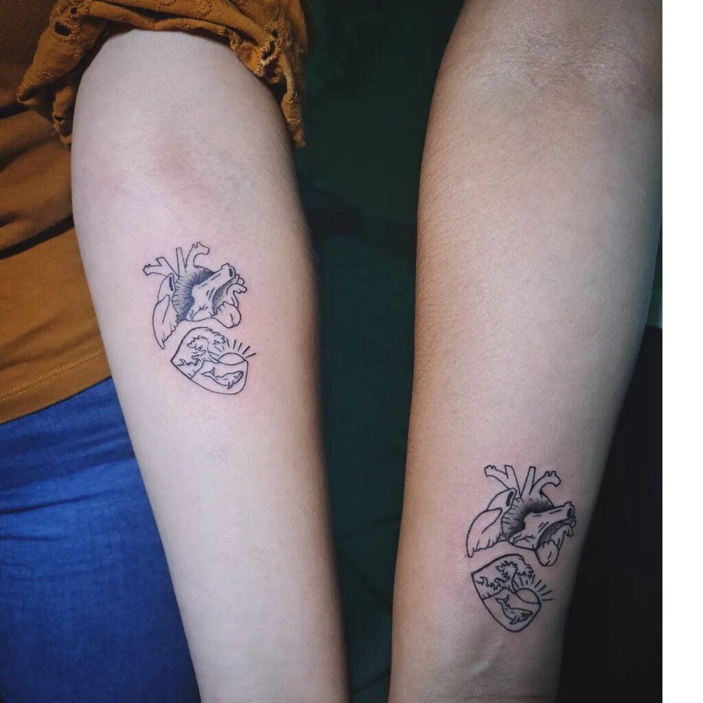 Sisterly Bonds Tattoo Design