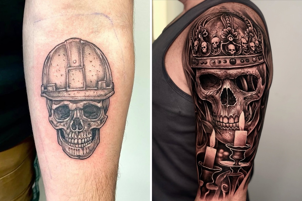 15+ Skull Tattoo Ideas Curated for Your Next Session Featured Lookbook Collage