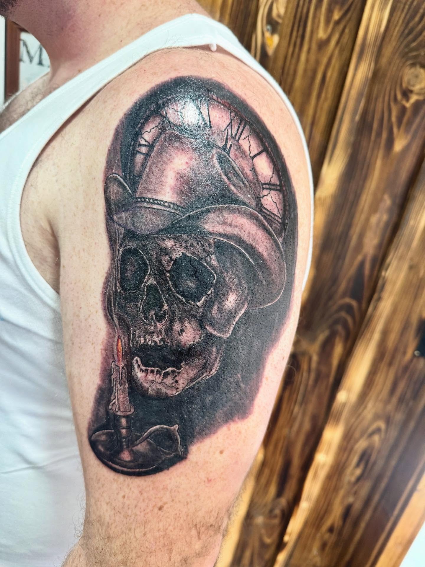 Flaming Skull Tattoo Tattoo Design