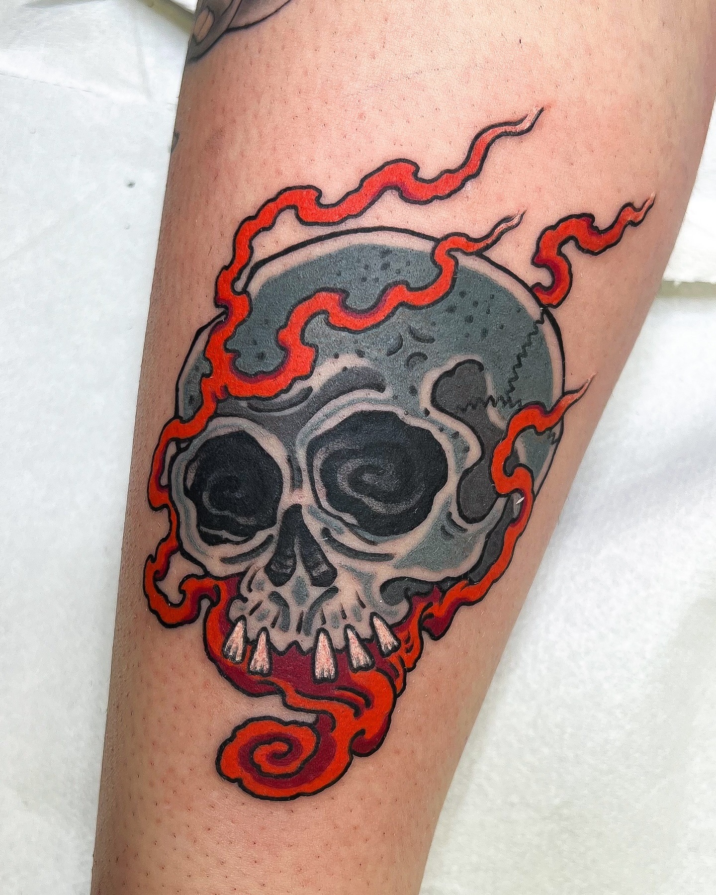 Framed Skull Tattoo Tattoo Design