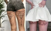 Small Back Of Thigh Tattoo Ideas That Redefine Modern Body Art