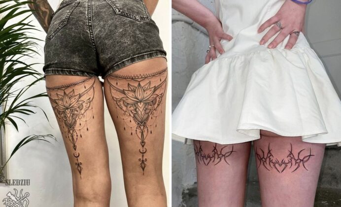 Small Back Of Thigh Tattoo Ideas That Redefine Modern Body Art