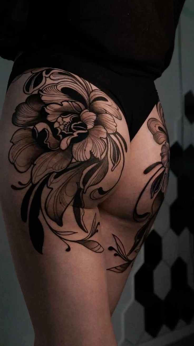 Edgy Handwritten Quote Butt Tattoo Tattoo Design