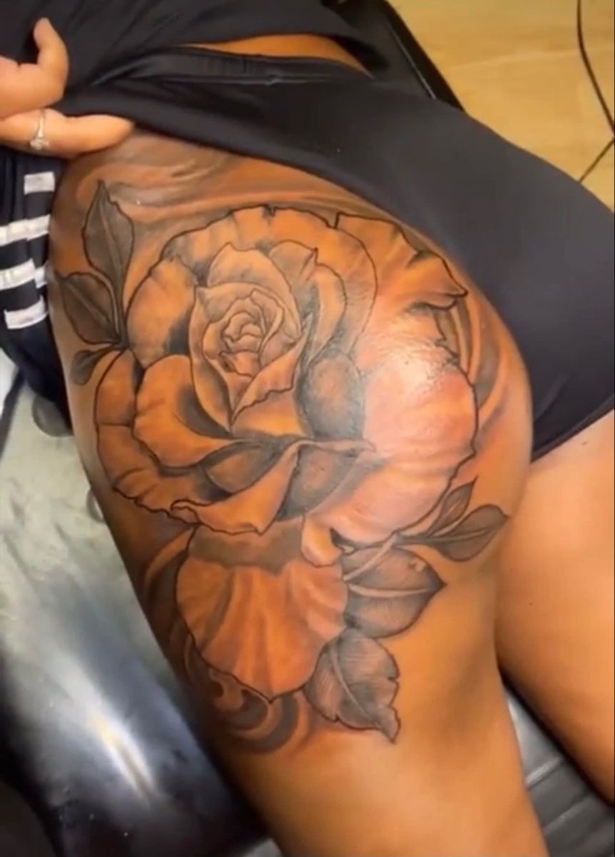 Realistic Butterfly Butt Tattoo Tattoo Design