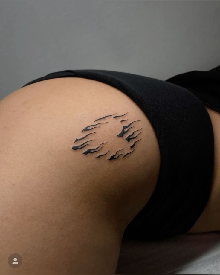 Skeleton Hand Butt Tattoo Tattoo Design