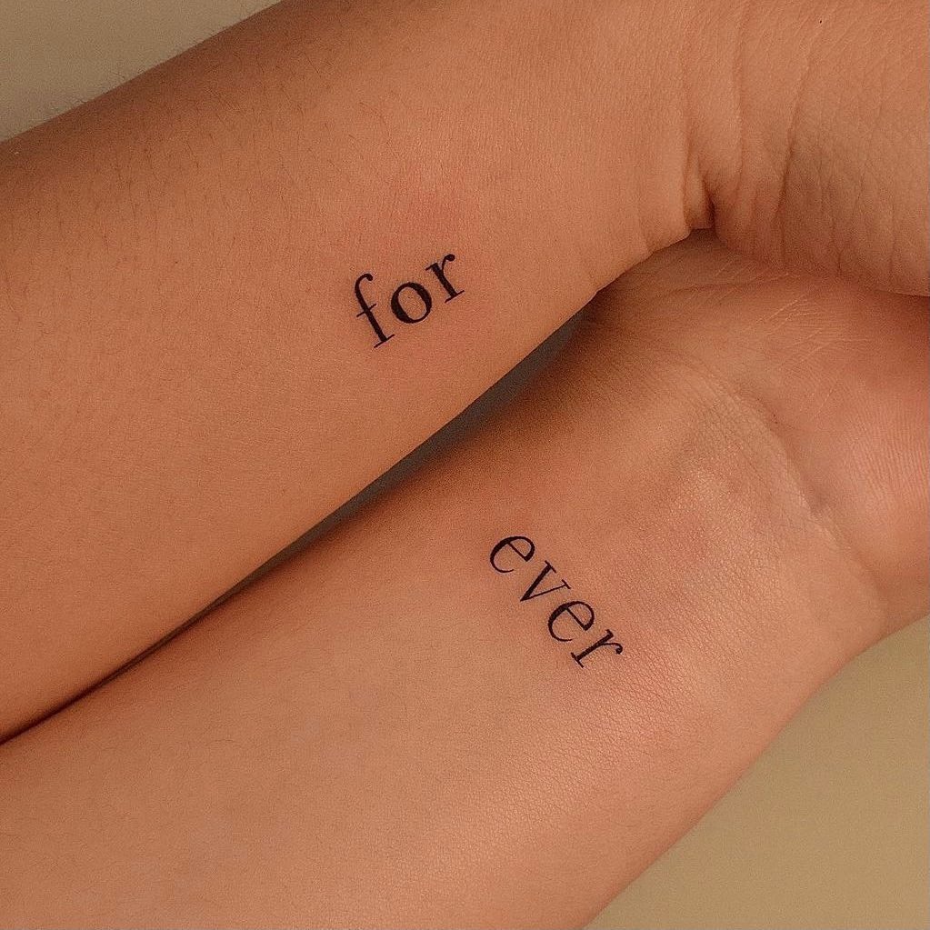 Forever Word Tattoos Tattoo Design