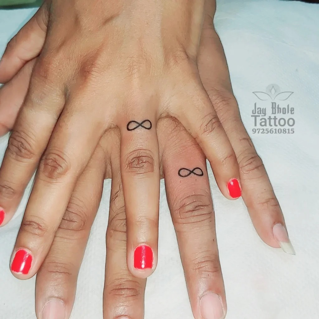 Infinity Ring Finger Tattoos Tattoo Design