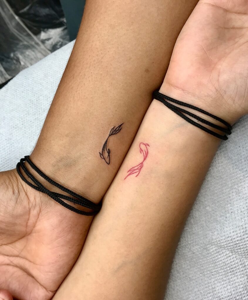 Matching Koi Fish Tattoos Tattoo Design