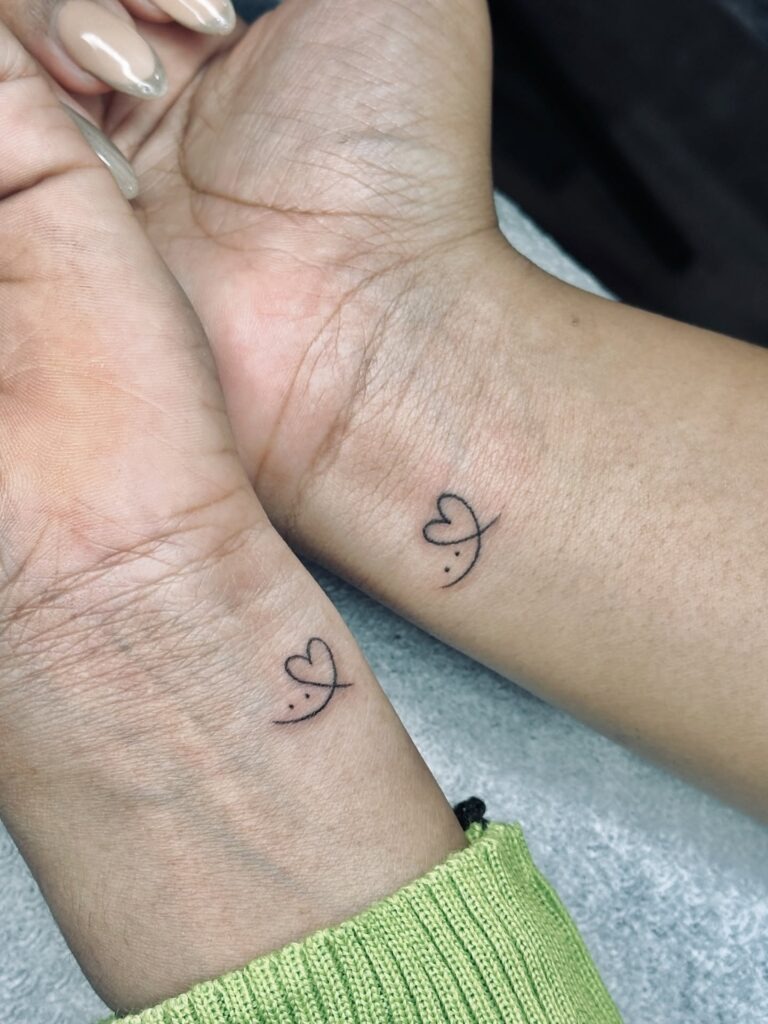 Minimalist Heart Wrist Tattoos Tattoo Design
