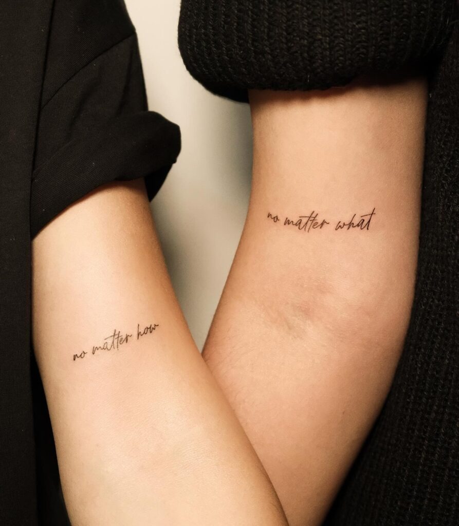 No Matter How No Matter What Tattoo Tattoo Design