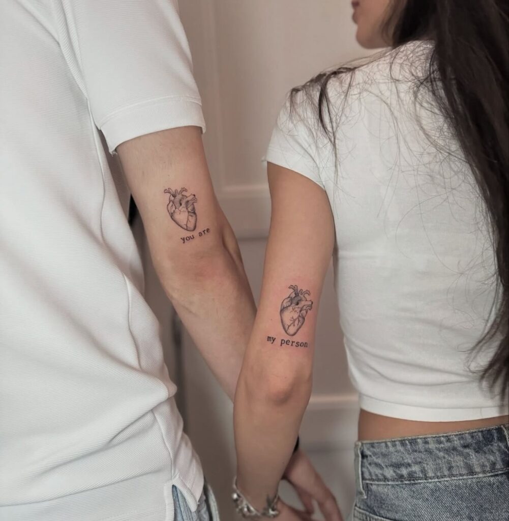 You Are My Person Heart Tattoos Tattoo Design