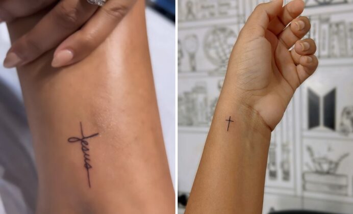 23+ Small Cross Tattoo Ideas That Feel Meaningful Stylish and Timeless
