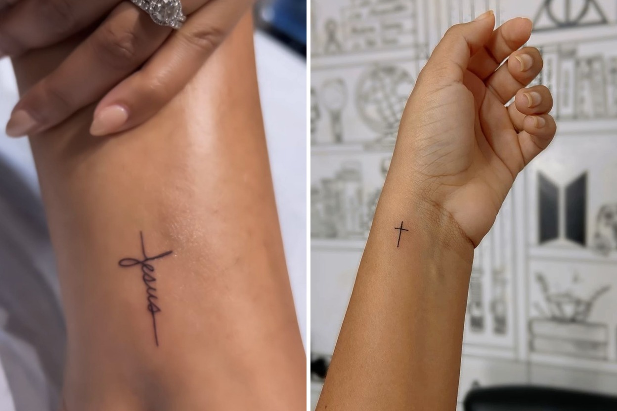 23+ Small Cross Tattoo Ideas That Feel Meaningful Stylish and Timeless Featured Lookbook Collage